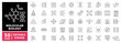 © Jocelyn_Flores - Molecular biology editable line icons set. dna and genetics symbols