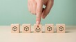 © Gambar - selecting best option, choosing one out of many