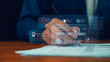 © Concept Style - Compliance and audit trail system for risk monitoring and regulation. This business dashboard security and governance concept shows digital data management for corporate transparency.