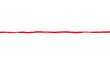 © Maria - Bright red string isolated PNG, thin thread or twine element on transparent background for graphic design and crafting projects