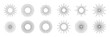 © Bundle Master - Suns line vector set with burst effects, sunburst designs, and radiant icons in various styles featuring sun, graphic, effect with icon and symbol elements for style, design projects, clean