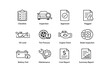 © Cali6ro - Automotive maintenance icons for inspection and reporting
