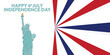 © Fajar - Happy independence day america background. 4th of july independence of the united states of america