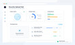 © Антон Сальников - A clean user interface for a security upload hub dashboard featuring system health metrics, storage usage statistics, global traffic monitoring, and a file management zone.