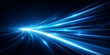 © NUR 0.2 - A bright abstract blue background featuring glowing rays and a star burst design creates a shiny motion pattern of light beams and energy flashes for a speed explosion illustration