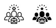 © hi cons - Achievement icon, element icon for business concept, Design Branding, Print, and Digital Media