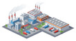 © Rendi - Industrial Complex with Factories and Warehouses.