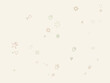 © Akib - Minimalist vector pattern with scattered shapes and symbols on light grid background