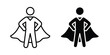 © Pop - Hero icons in different styles. Simple icon design