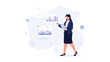 © Arda - Business Woman Analyzing Financial Charts on Digital Tablet