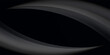 © Rochmatul - Abstract dark black and grey background with elegant curved waves and copy space for premium corporate design.