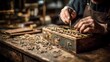 © Vilius - man repairs vintage radio with tools in workshop