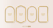 © hobbitfoot - Elegant Golden Frames Set A collection of various luxurious shiny gold borders.
