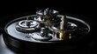 © athirah - Close up view of precision machined gear assembly