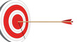 © MstMim - Aim Accuracy Goal Success Strategy Arrow Target Hit Bullseye Precision Focus Business Achievement Opportunity Vector Illustration