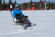 © Alex - Confident mono skiing for a wheelchair user