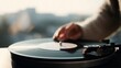 © progressman - Person is touching a record player