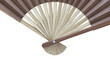 © siswo - Elegant Folding Fan with Two-Tone Wood Design