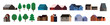 © Kamal - houses and building set flat colored city buildings
