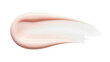 © Haseeb's Work - Pink and White Cosmetic Cream Swatch Isolated on White Background