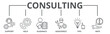 © Septian - Consulting banner web icon vector illustration concept
