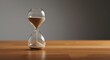 © TheWaterMeloonProjec - Hourglass image demonstrating passing time with room for business urgency notes