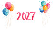 © Feroza Bakht - happy new year 2027, happy new year 2027 clipart, happy new year 2027 cartoon, cute happy new year 2027, 2027 new year banner, 2027 new year poster, new year 2027 typography, 2027 celebration design,