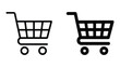© Oscar N. Erwin - Shopping cart icon set representing online shopping, e-commerce transactions, retail purchases, digital storefronts