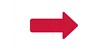 © Bombom - A simple right-pointing red arrow on a white background, suggesting direction and movement