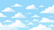 © Anatolii Rymarchuk - Minimalist cloud illustration set for banners, posters, and web graphics