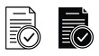 © vidbazar - Approved document icon set