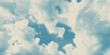 © Muis - retro sky pattern on old paper background. raster vintage clouds