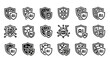 © Kuda - Collection of Artificial Intelligence Security Shield Icons.