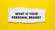 © Sumaiya - Discovering your personal brand identity and its significance in professional life and career development