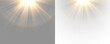 © Ihor Nemynushchyi - Sunshine light effect with smooth gradient glow and atmospheric brightness in PNG format. PNG sunlight.
