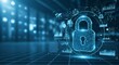 © RizalM - Secure Data Protection Lock Concept