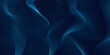 © Zafran - Premium background design with diagonal dark blue lines pattern. Vector horizontal template for digital luxury business banner