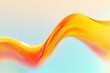© Nastya_art - Bright yellow fluid wave across a soft pastel background creating a light, airy, and modern abstract flow suitable for editorial or design use