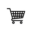 © Safdor - A simple black shopping cart icon on white