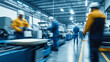 © khemthong - Workers with printing machine in food packaging printing factory