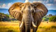 © gaclek - A large elephant stands in a savannah