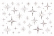© Awais - Sparkling star pattern with silver snowflakes on white background