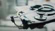© sebra - Medical data and stethoscope on table