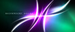 © antishock - Abstract neon lines create dynamic flow. Vibrant colors blend, forming modern background design. Smooth gradients suggest movement, energy.