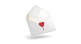 Love Letter Envelope with Heart Seal