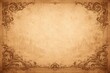 © whitestorm - Antique paper with an ornate floral border and a faded vintage building sketch, creating a historical document background perfect for invitations and announcements.