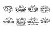 © 4zevar - Creative upcycling and repair icons for diy enthusiasts