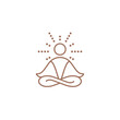© yuanesei - Minimalist Yoga and Meditation Logo Bundle with Lotus Flower and Zen Wellness Symbols