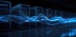 © TommyNa - Glowing blue digital data wave moving through enterprise server racks, idea for AI cloud computing, real time data processing and secure IT network infrastructure background