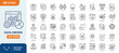 © Cetacons - Data Driven icon set. Containing algorithm, big data, analysis, analytics, data mining, machine learning, ai, visualization, database, predictive, and more. Editable stroke. Vector Illustration